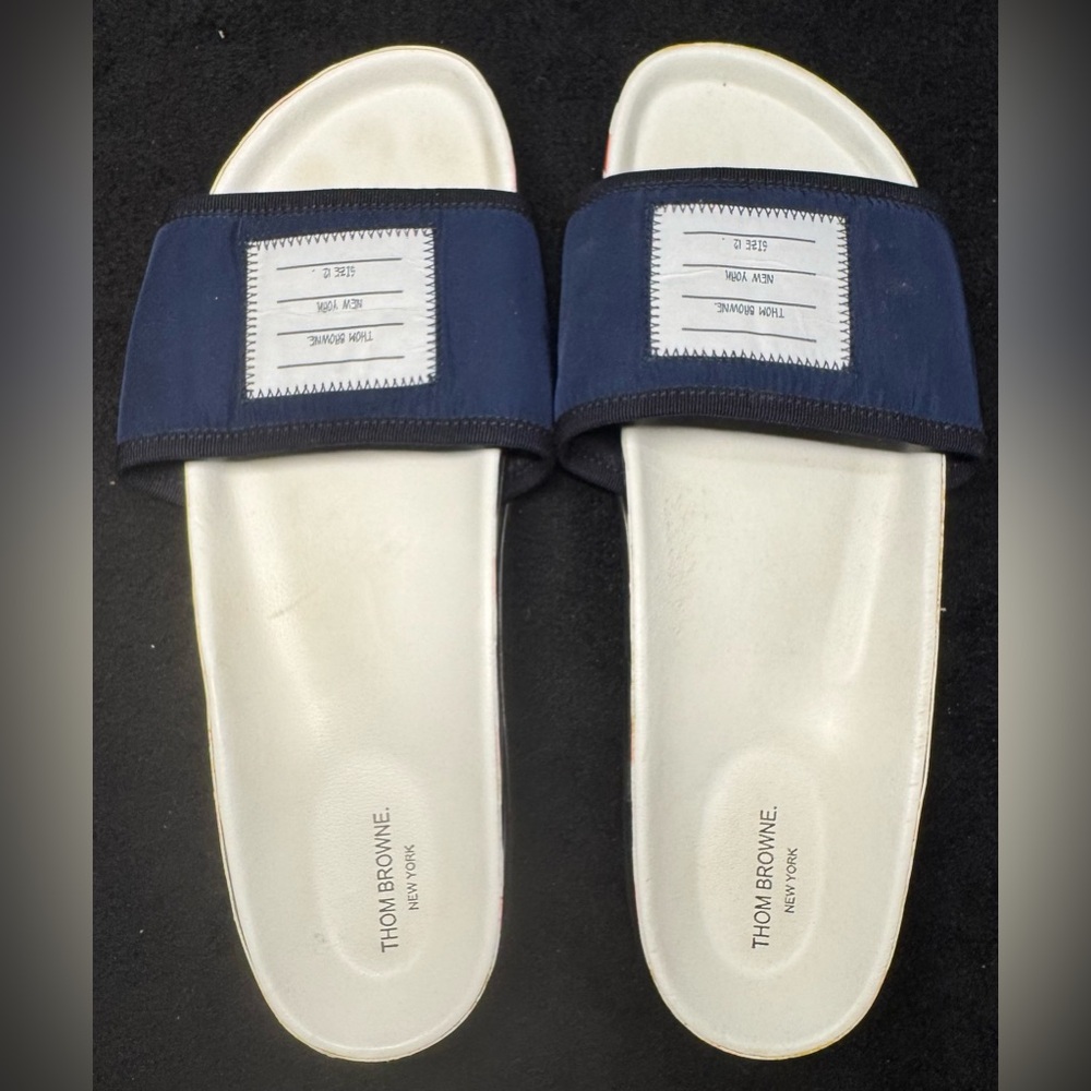 Thom Browne “New York label” sandals. Used in good condition.